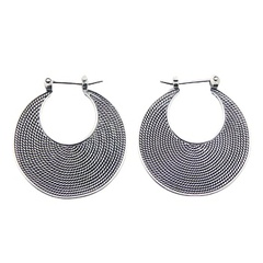 Fabulous Antiqued Silver Balinese Wirework Hoops