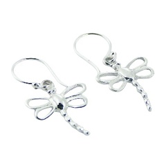 Cute Sterling Silver Dragonfly Dangle Earrings by BeYindi 2