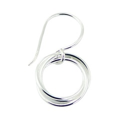 Intertwined Wirework Dangle Earrings in Sterling Silver by BeYindi 3