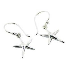 Sterling Silver Starfish Dangle Earrings Jewelry by BeYindi 