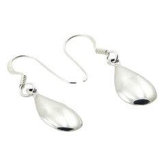 Solid Convexed Sterling Silver Drop Dangle Earrings by BeYindi 3