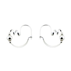 Incredible Cute Sterling Silver Earrings Innovative Wirework
