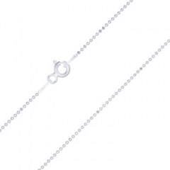 Faceted Bead Sterling Silver 925 Necklace Chains