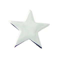 Polished Sterling Silver Star Stud Earrings by BeYindi 2