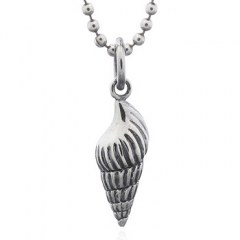 925 Sterling Silver Tulip Shell Pendant