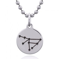 " Capricorn " Star Sign On Sterling Silver Pendant by BeYindi
