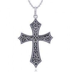 Vintage 925 Ornate Cross Pendant
