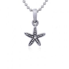 Dotted Starfish 925 Silver Pendant