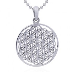 925 Silver Flower of Life Pendant