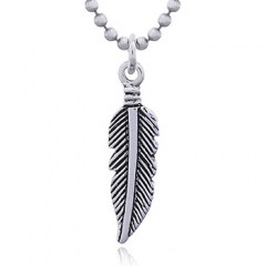 Wholesale 925 Silver Feather Pendant by BeYindi