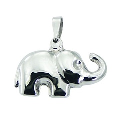 Cute Elephant Charm Pendant 925 Sterling Silver Jewelry