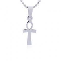 Petite Sterling Silver Ankh - Ancient Cross Pendant