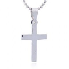 Plain And Fine Sterling Silver Cross Pendant by BeYindi