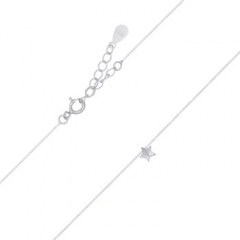 Mini Star Charmin Silver Plated 925 Chain Necklace