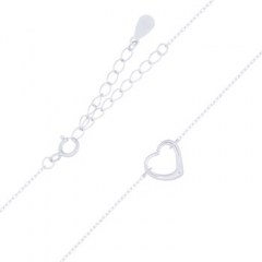 Heart Silver Plated 925 Sterling Silver Chain Necklaces by BeYindi