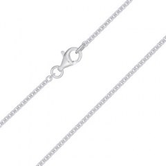 Cable Fine Sterling Silver 16" Cable Chain by BeYindi
