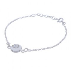 Adjustable Shiva Eye Chain Bracelet by BeYindi