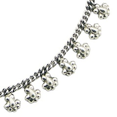Magnificent Exotic Flowers Sterling Silver Anklet Chain by BeYindi 2