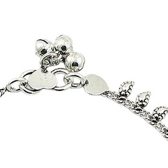 Embellished With Paisley Shapes 925 Silver Anklet Chain by BeYindi 3