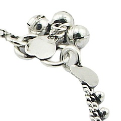 Sterling Silver Highly Polished Spheres Chic Anklet Chain by BeYindi 3