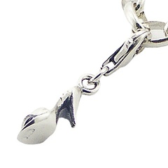 Stiletto Heeled Sandals Charm Crafted Of Sterling Silver 