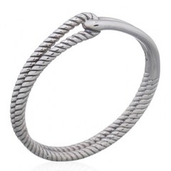 Twisted Strings Interlock Silver 925 Ring by BeYindi