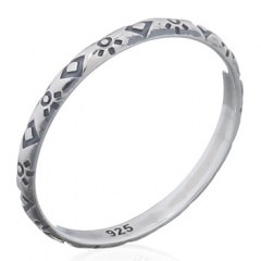 Sun And Diamond Surrounded On Sterling Silver Rings
