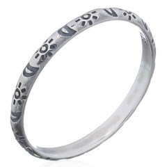 Sun And Moon Surrounded On Sterling Silver Ring by BeYindi