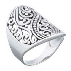 Intricated Silver Work Filigree 925 Rings