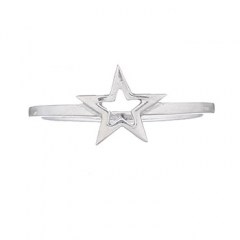 Open Star 925 Sterling Silver Ring by BeYindi 