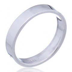 Handcrafted 925 Sterling Silver Band Ring Minimalistic Design by BeYindi