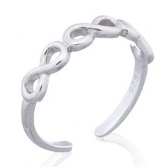 Endless Infinity Link 925 Toe Ring