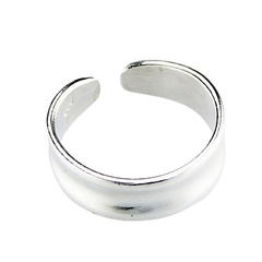 Stylish Modern Adjustable Sterling Silver Toe Ring by BeYindi 2