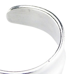 Stylish Modern Adjustable Sterling Silver Toe Ring by BeYindi 3