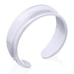 Stylish Modern Adjustable Sterling Silver Toe Ring by BeYindi