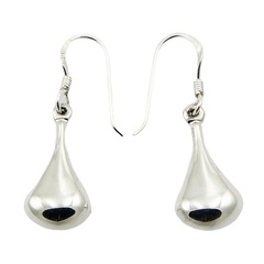 Petite Modest 925 Silver Droplets Dangle Earrings by BeYindi
