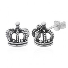 Wholesale 925 Silver Crown Stud Earrings by BeYindi 