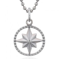 Twinkle Polygon Star 925 Sterling Silver Pendant