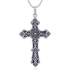 Sacred Vintage Ornate Cross Pendant by BeYindi