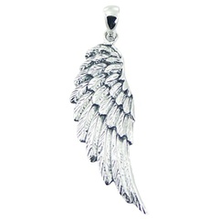 Beautiful Eagle Wing Silver Pendant Great Detail by BeYindi