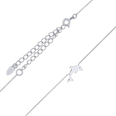 Dolphin Silver Plated 925 Chain Necklace