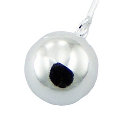 925 Silver Drop Earrings Silver Spheres On Stick Hangers by BeYindi 2