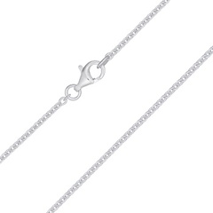 Cable Fine Sterling Silver 18" Cable Chain by BeYindi