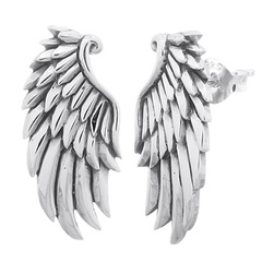Wings Of Venus In Sterling Silver Stud Earrings by BeYindi