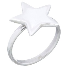 Classic Big Star 925 Silver Ring