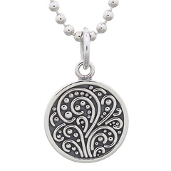 Stunning Ornamented Style Pendant 925 Sterling Silver by BeYindi