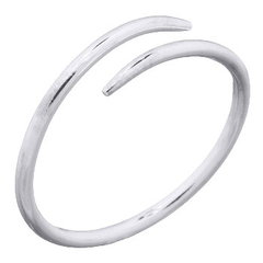 Minimalist Style Wrap Around Ring 925 Silver by BeYindi