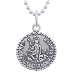 Italian States Coin Sterling Silver Pendant by BeYindi