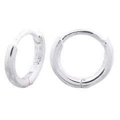 925 Sterling Silver Tiny Round Circle Hoop Earrings by BeYindi