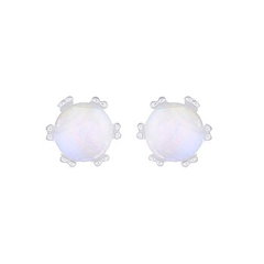 Precious Opal 925 Silver Stud Earrings by BeYindi